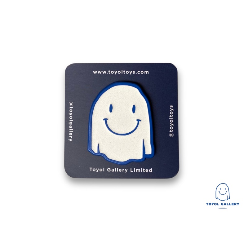 Toyol Gallery- Ghost Pin (White, Glow In Dark)