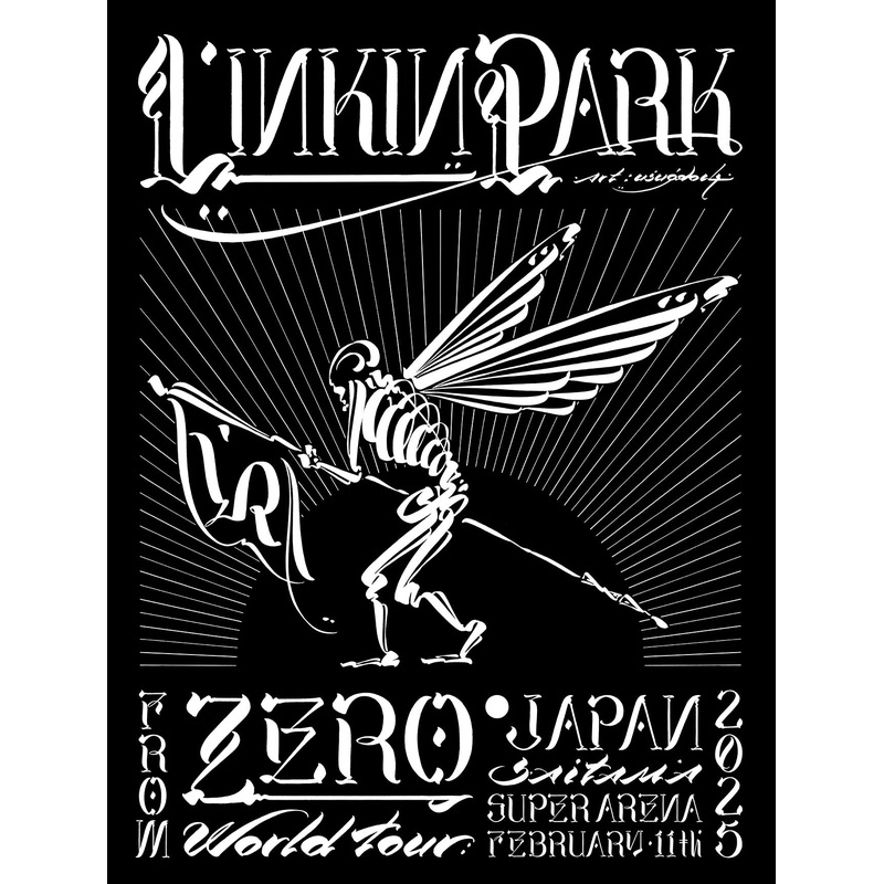Usugrow  -FZ 2025 TOUR SAITAMA POSTER (FEB 11TH, Linkin Park)