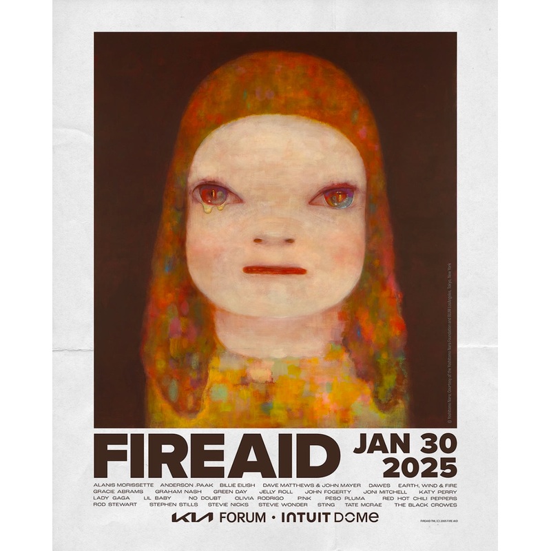 Yoshitomo Nara – FireAid (Poster, Fire Aid)