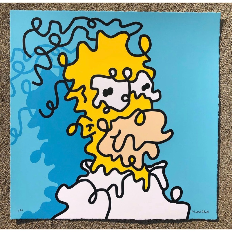 Wizard Skull- Homer (Blue)