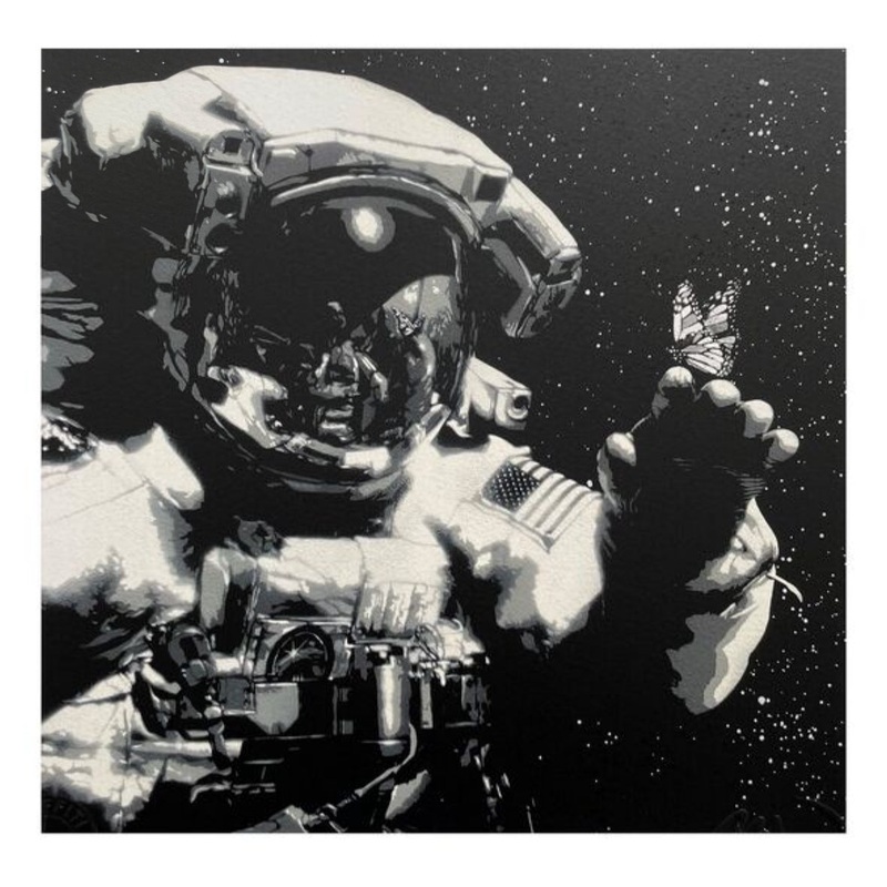 Martin Whatson – Eternal Reflection (White Butterfly, Astronaut)