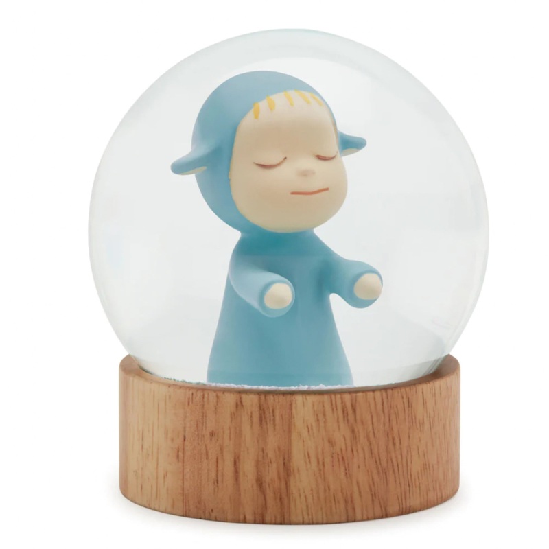 Yoshitomo Nara – Little Wanderer (Snow Globe) (Blue)