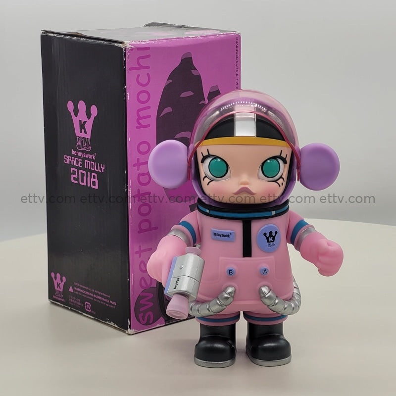 2018 POPMART KENNYSWORK Space Molly Sweet Potato Mochi: Hand-Signed by Kenny Wong
