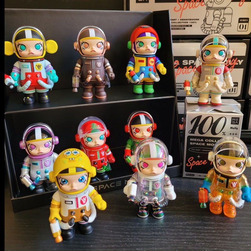 POP MART KENNYSWORK Mega Collection 100% Space Molly
