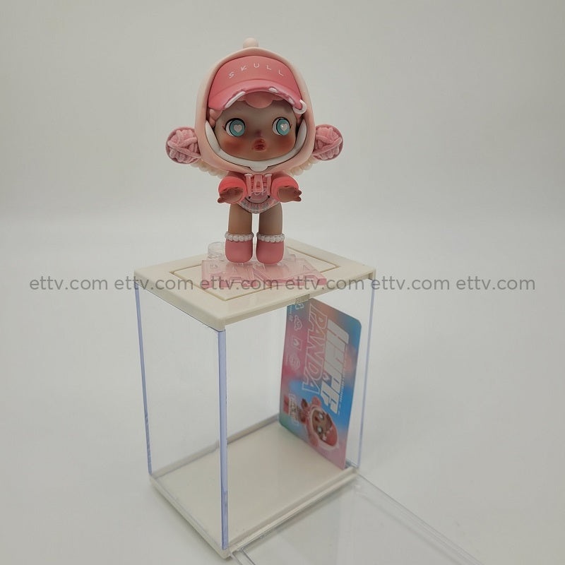 POPMART SKULLPANDA Hype Panda Series (Pink Girl) Signed by Artist XiongMiao