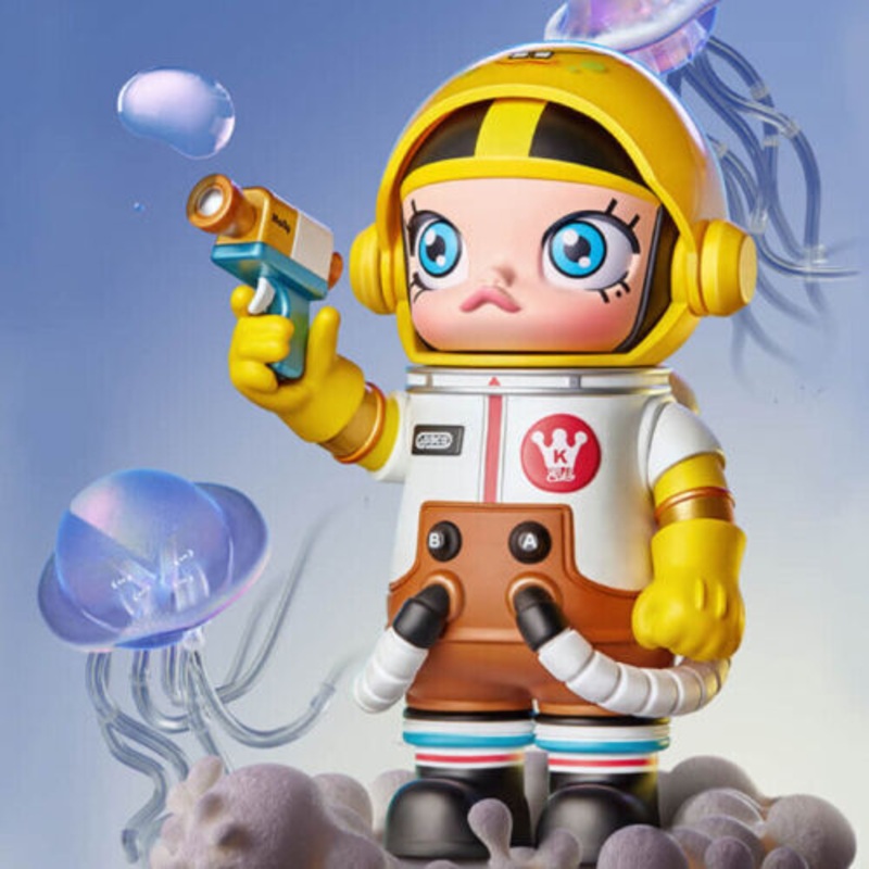 POPMART x KENNYSWORK 100% Space Molly (#6 SpongBob) 1pc
