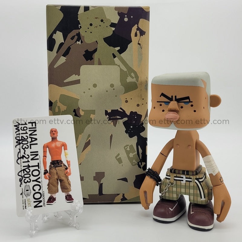2003 Michael Lau SQUARE Gardener Crazysmile 007 Figure – COA Card Hand Signed