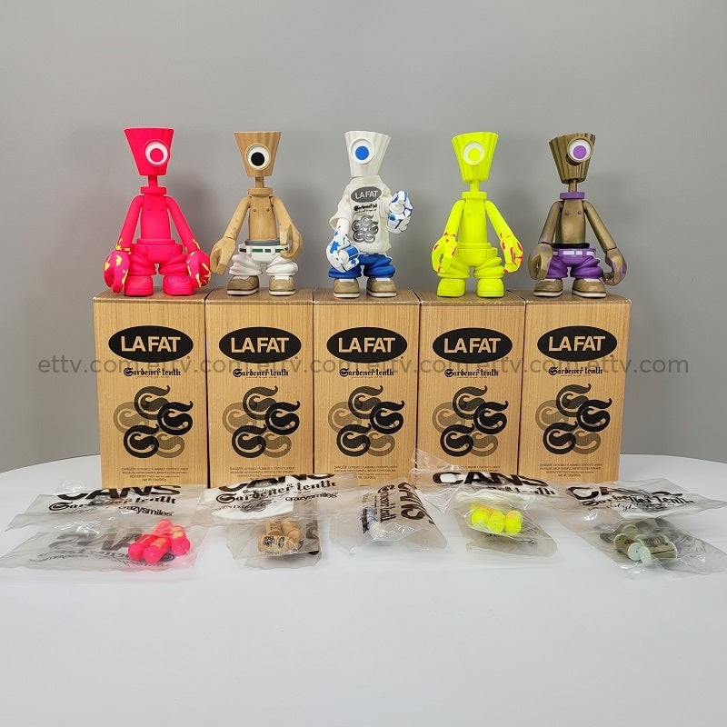 2009 Michael Lau LA FAT Gardener 10th Los Angeles MINDstyle – Exclusive Complete Set of 5