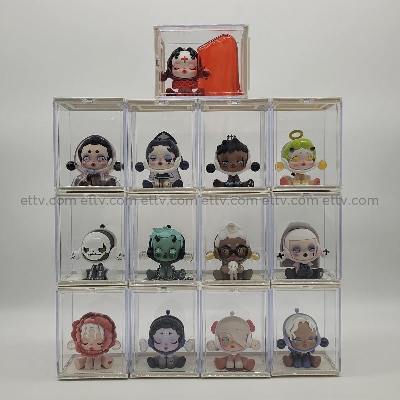2020 POPMART SKULLPANDA Ancient Castle Series – Complete Set with Secret Chase, All 13 Figures Hand-Signed