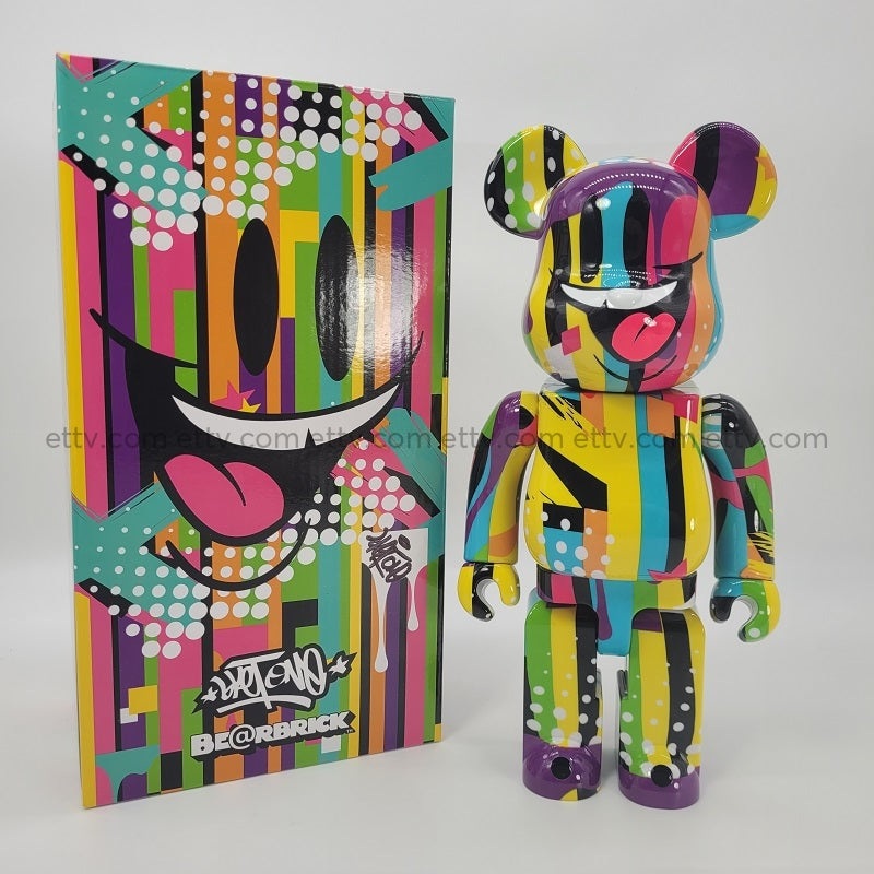 2022 Bearbrick SKET ONE Medicom DesignerCon Signed by Sket One BE@RBRICK