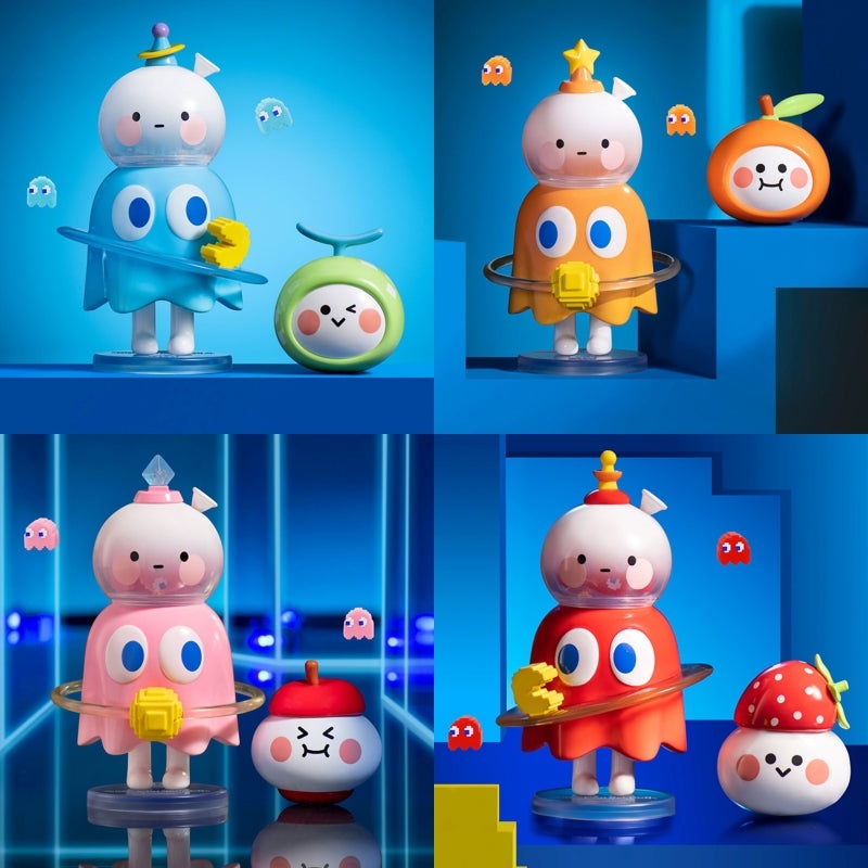 POPMART Bobo & Coco Pac-Man Collaboration Series (Inky, Pinky, Clyde, Blinky) 4pc