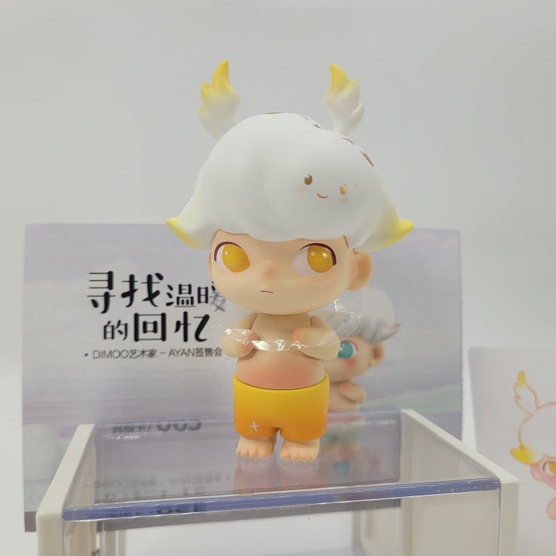 POPMART Dimoo Retro Series (Angel) – Hand Signed by Ayan Deng