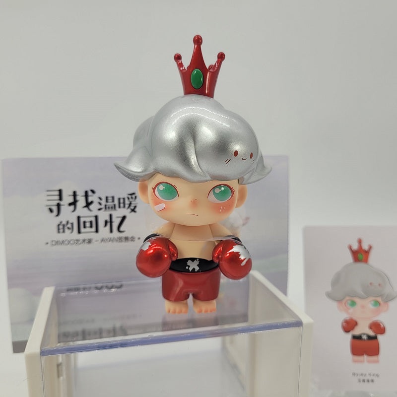 POPMART Dimoo Retro Series (Rocky King) – Hand Signed by Ayan Deng