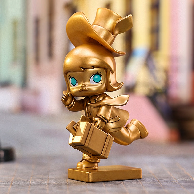 POPMART MOLLY Imaginary Wandering Series Blind Box (#13 Statue Street Performer) Secret Chase
