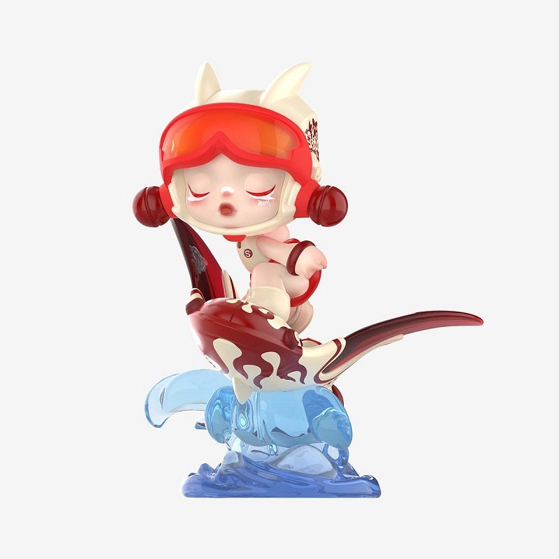 #33 POPMART Water Party Series Figures (#3 Skullpanda) 1pc NEW
