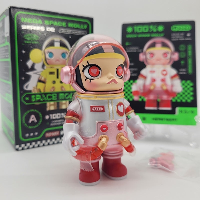 POPMART MEGA Space Molly 100% Series 2 (Heartbeat)-Hand Signed by Artist
