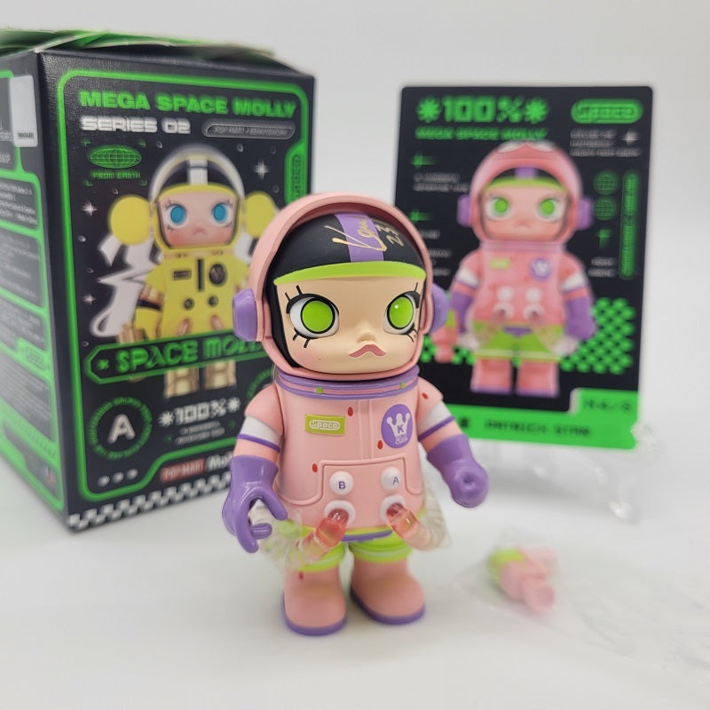 POPMART MEGA Space Molly 100% Series 2 (Patrick Star)-Hand Signed by Artist