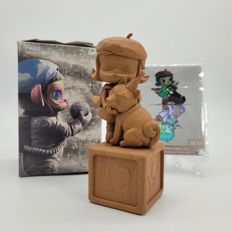 POPMART Molly Classical Retro #4 With You For 12 Years (Chase Wooden ver.) 1pc NEW