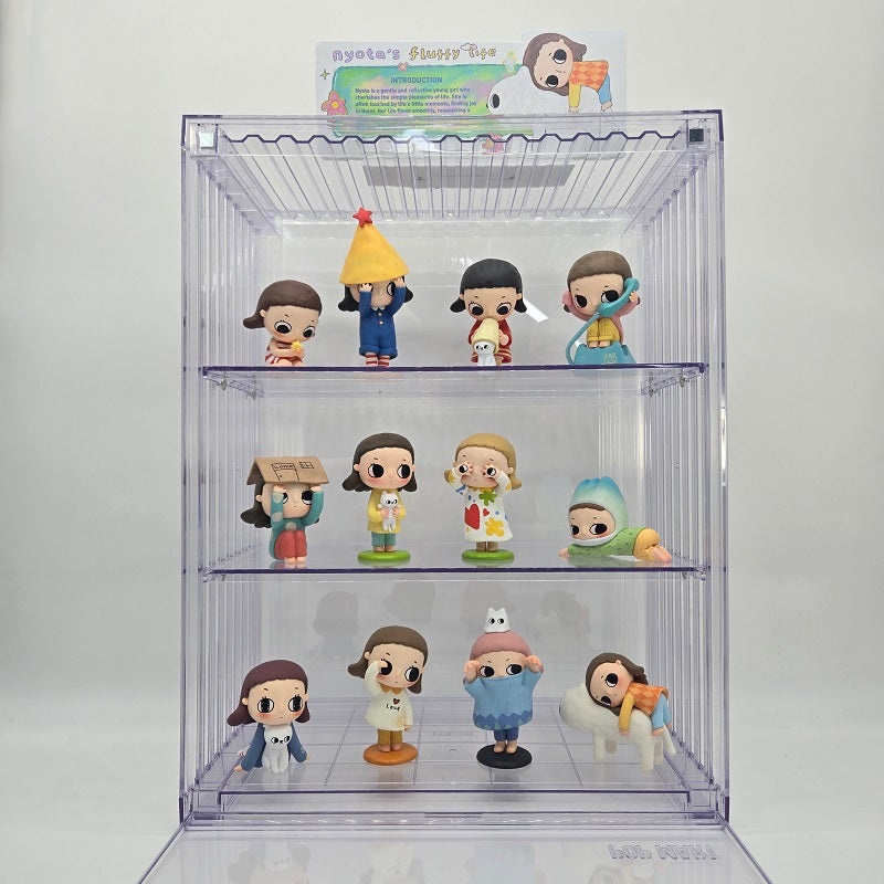 POPMART Nyota’s Fluffy Life Series Complete Regular Set (12pc) with Display Case