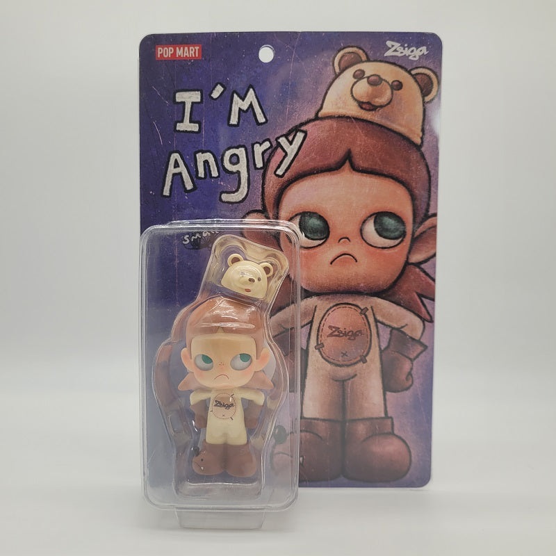 POPMART Zsiga I’m Angry Hang Tag Figure, NEW