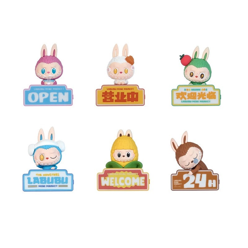 POP MART Labubu The Monsters Wacky Mart Fridge Magnet Blind Box