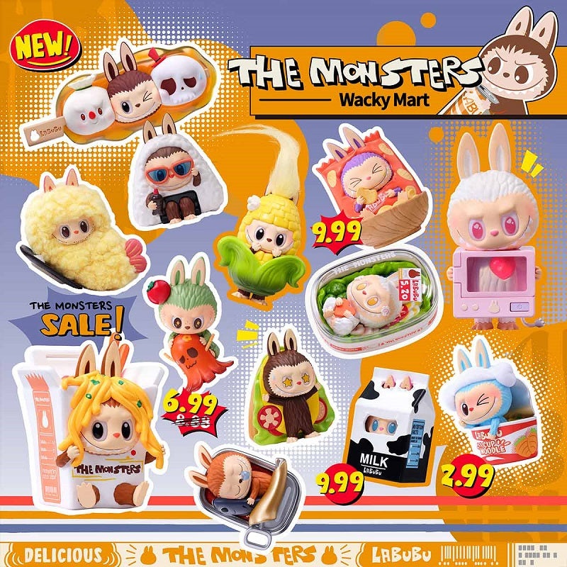 POP MART Labubu The Monsters Wacky Mart Series