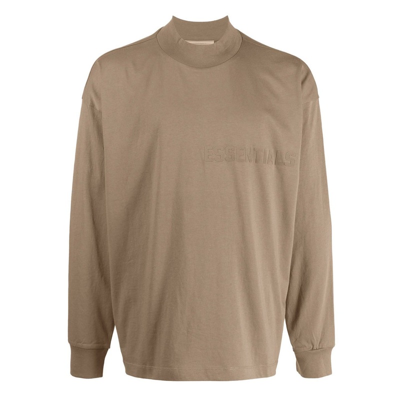 x Fear of God Logo Print Wood Long Sleeve T-Shirt