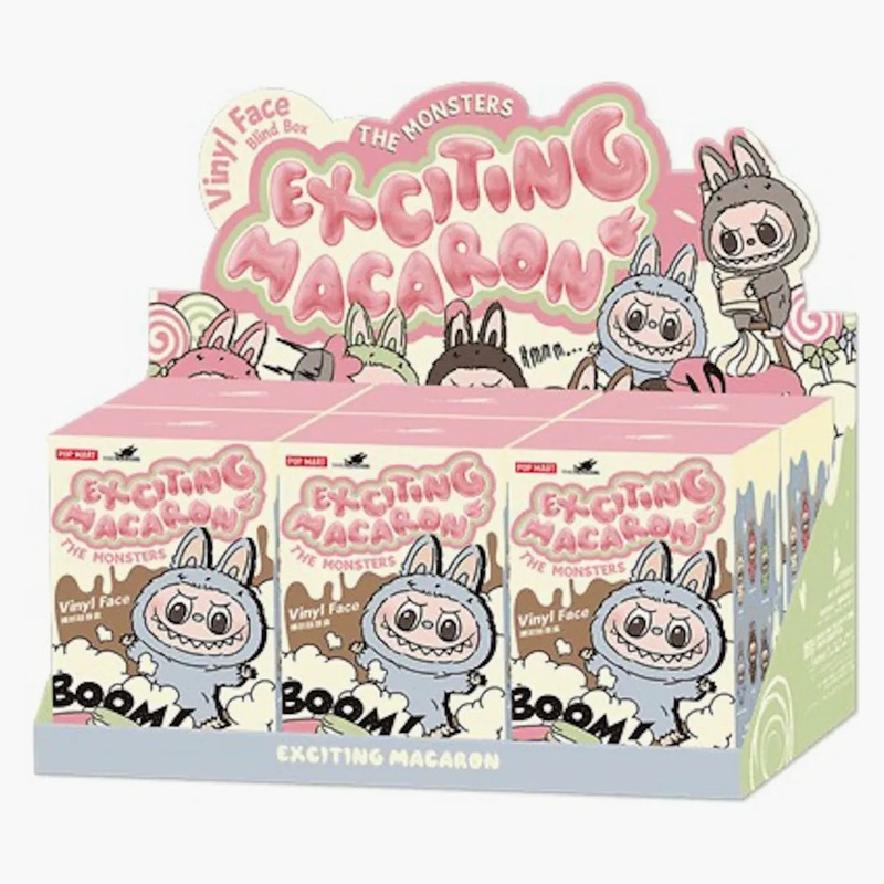Pop Mart Labubu The Monsters Tasty Macarons Vinyl Face Blind Box (1 piece)