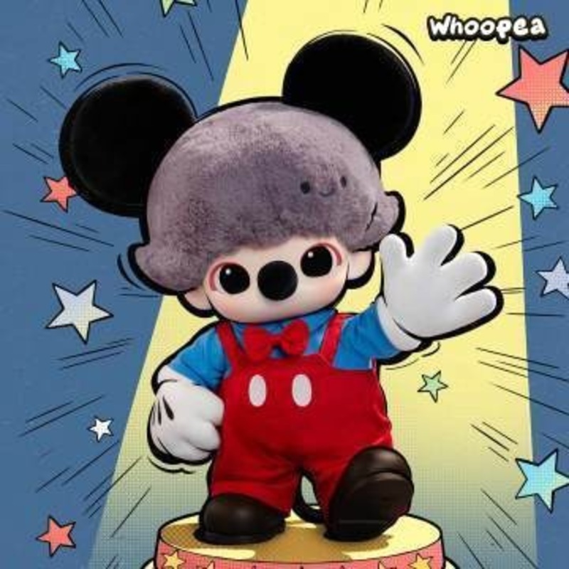 POP MART DIMOO WORLD  DSN Series-Mickey Vinyl Plush Bag