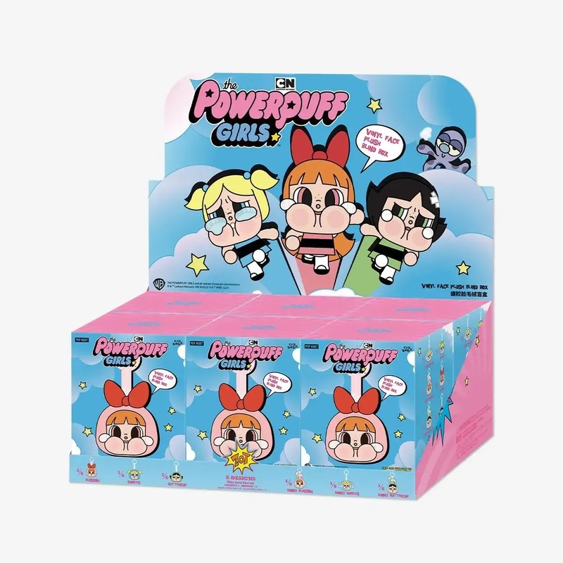 POP MART LABUBU CRYBABY x Powerpuff Girls Series- Vinyl Face Plush Blind Box