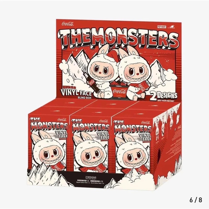 POP MART LABUBU THE MONSTERS V3 – Coca Cola Series Vinyl Face Blind Box (Version 3)