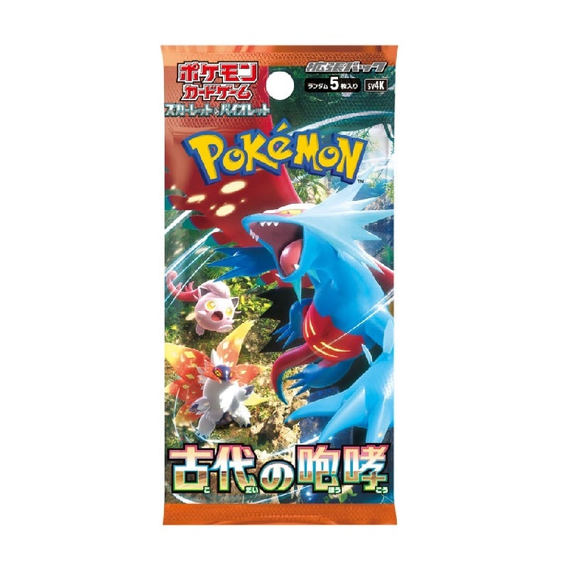 Pokemon TCG Scarlet & Violet Ancient Roar SV4K [Japanese] Booster Pack