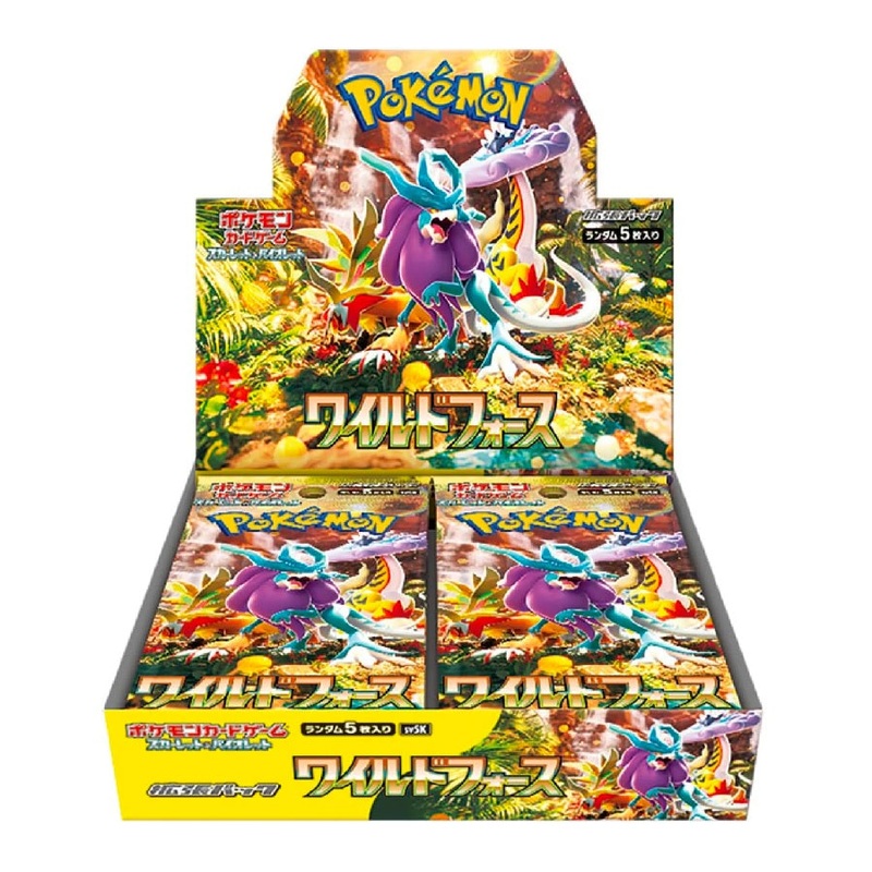 Pokemon TCG Scarlet & Violet Wild Force SV5K [Japanese] Booster Box
