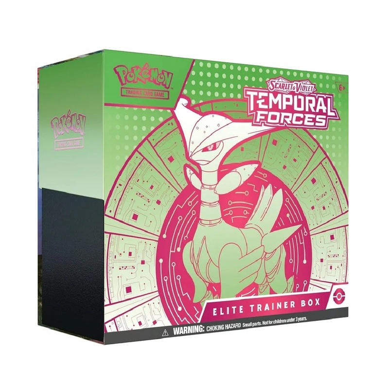 Pokemon Trading Card Game Scarlet & Violet Temporal Forces Iron Leaves Elite Trainer Box