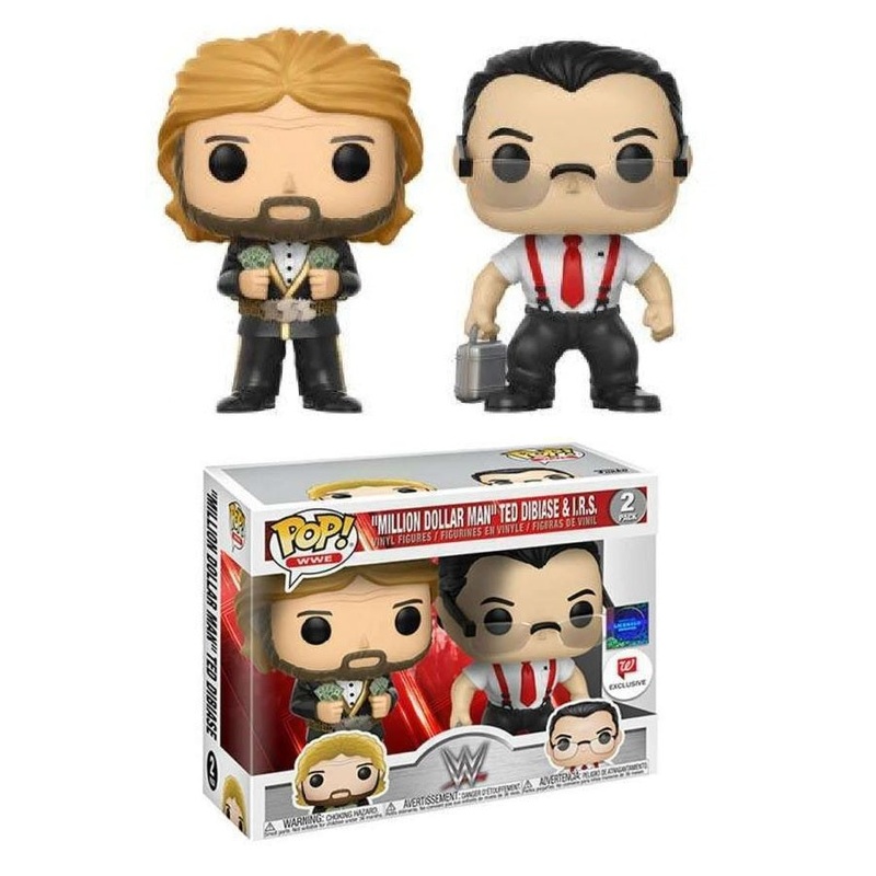 WWE Pop! Vinyl Figure ‘Million Dollar Man’ Ted DiBiase & I.R.S. [Exclusive] [2-Pack]