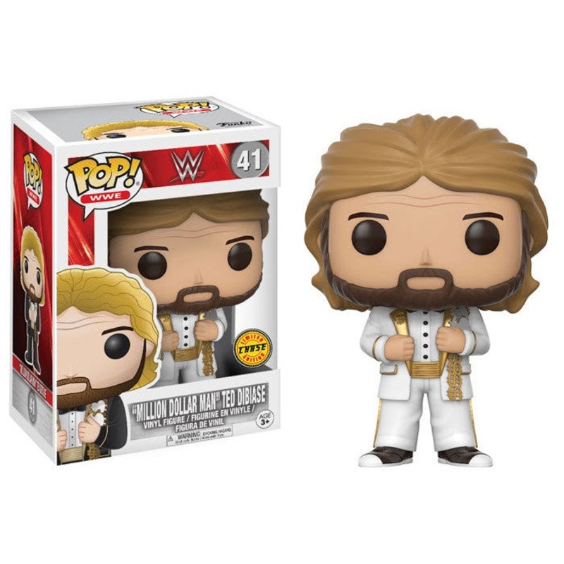 WWE Pop! Vinyl Figure Million Dollar Man Ted Dibiase [White Tux] [Chase] [41]