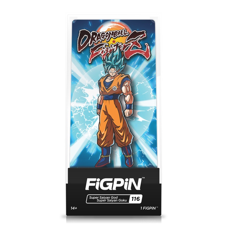 Dragon Ball Fighterz: FiGPiN Enamel Pin Super Saiyan God Super Saiyan Goku [116]