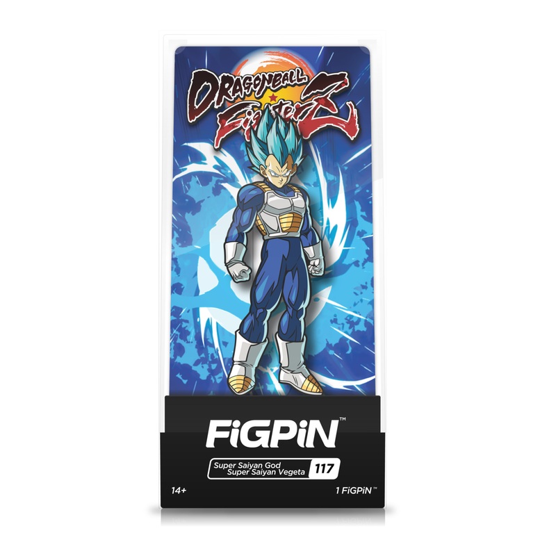 Dragon Ball Fighterz: FiGPiN Enamel Pin Super Saiyan God Super Saiyan Vegeta [117]