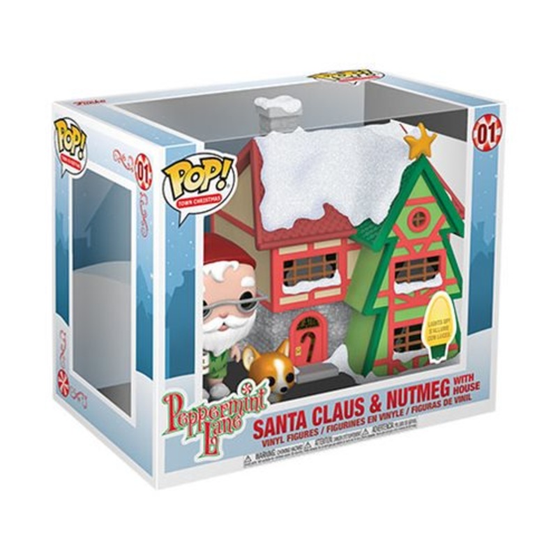 Town Pop! Vinyl Figure Santa Claus & Nutmeg with House [01]