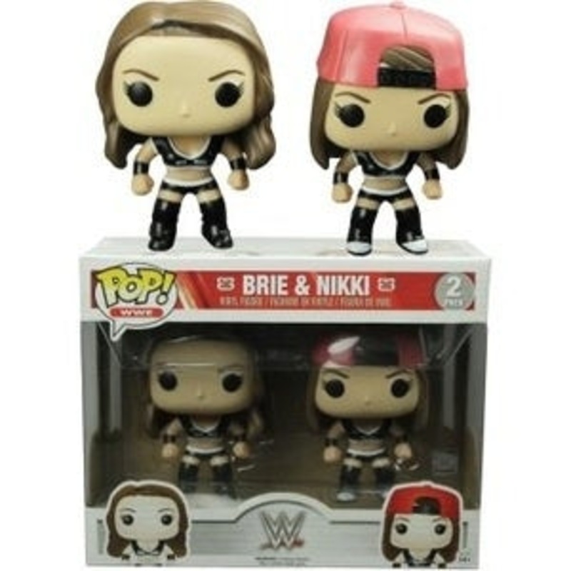WWE Pop! Vinyl Figure Brie and Nikki Bella Twins Black Uniform [2-pack]