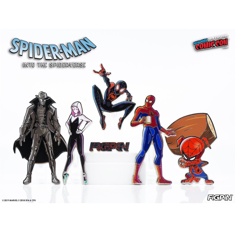 FiGPiN Spider-Man: Into the Spider-Verse Set w/ Logo Pin [NYCC Exclusive]