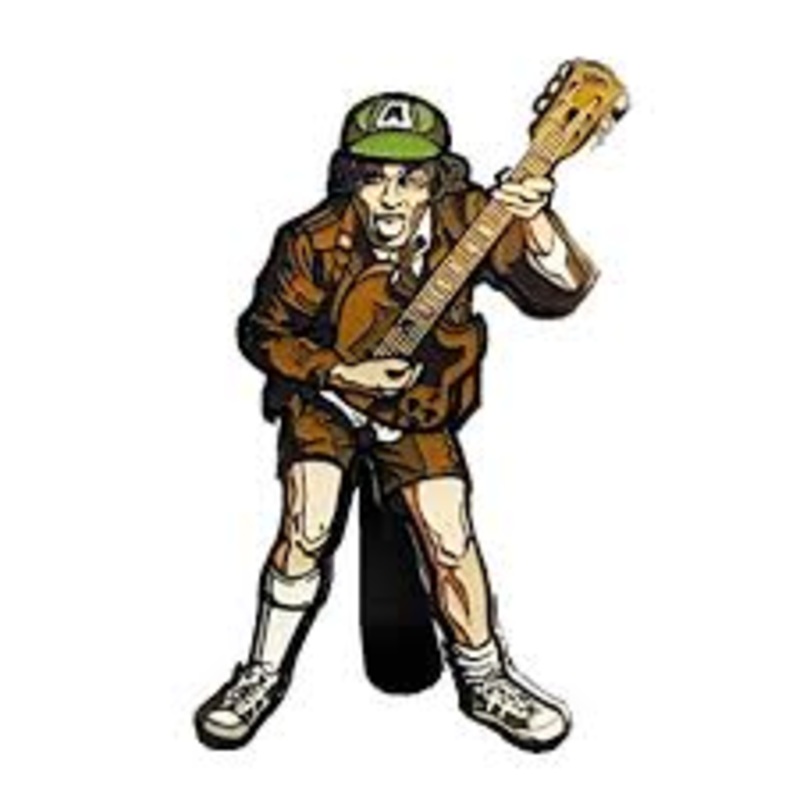 AC/DC: FiGPiN Enamel Pin High Voltage Angus Young [17]