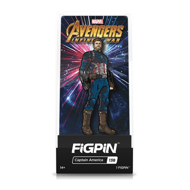 Avengers Infinity War: FiGPiN Enamel Pin Captain America [138]