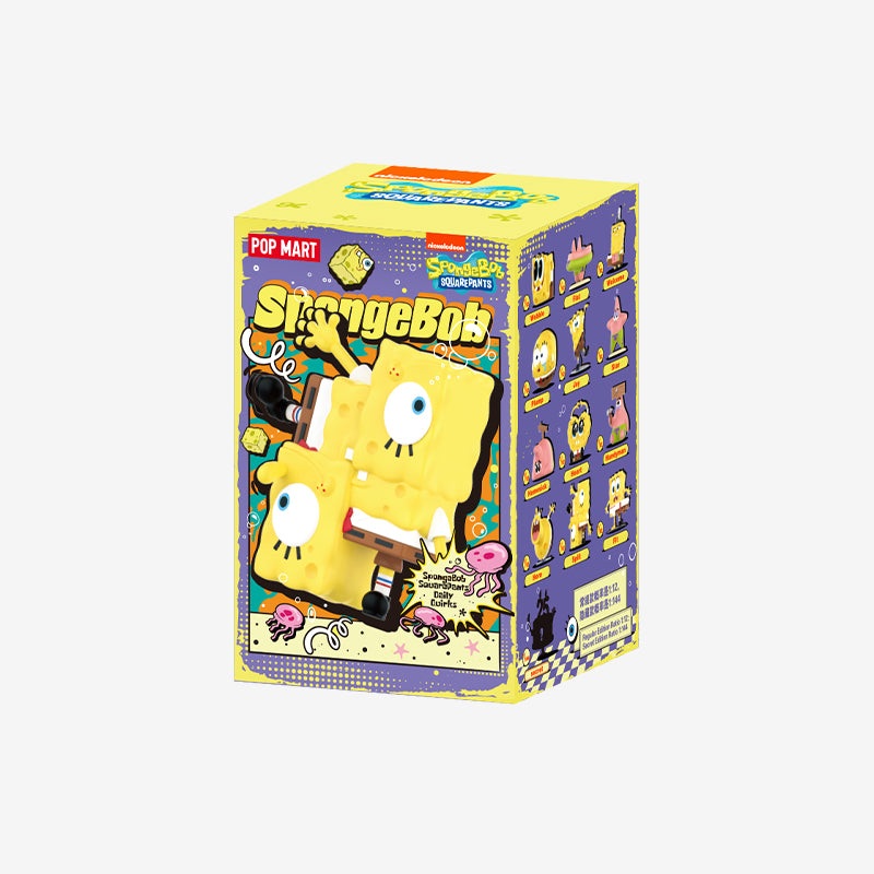 POP MART SpongeBob SquarePants Daily Quirks Series Figures [1 Blind Box]