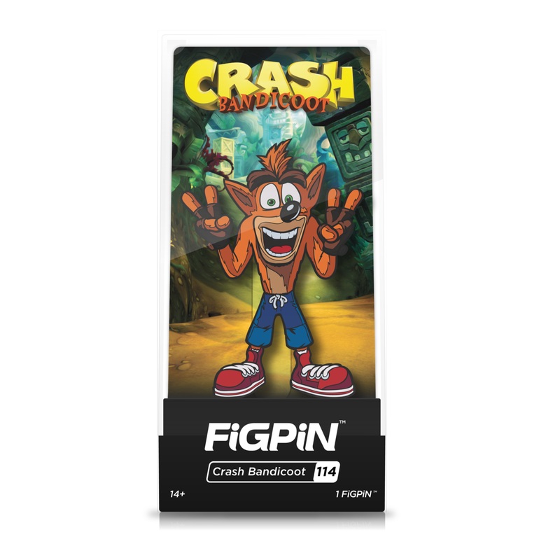 Crash Bandicoot: FiGPiN Enamel Pin Crash (Peace) [114]