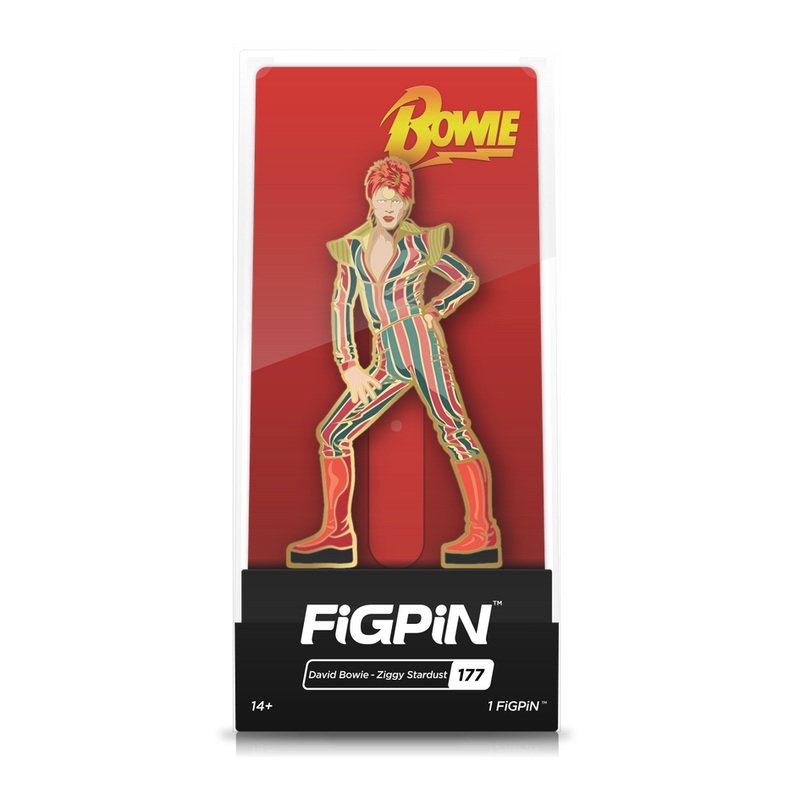 Rocks: FiGPiN Enamel Pin David Bowie Ziggy Stardust [177]