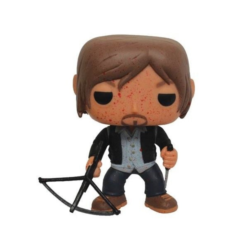 The Walking Dead Pop! Vinyl Figure Blood Splattered Biker Daryl [Previews Exclusive]