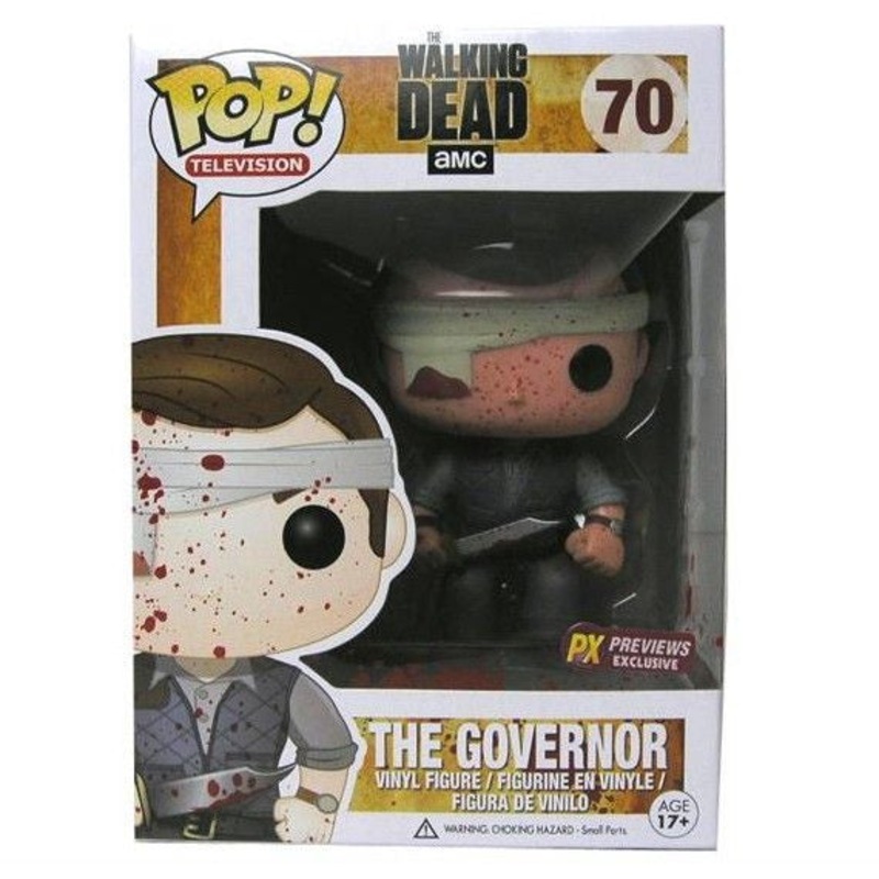 The Walking Dead Pop! Vinyl Figure Blood Splattered Gauze Governor [Previews Exclusive]