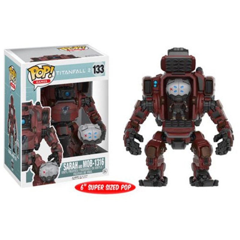 Titanfall 2 Pop! Vinyl Figure Sarah and MOB-1316 Titan Vehicle