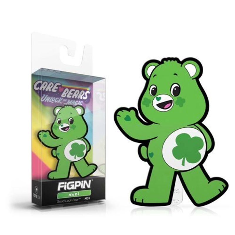 Care Bears Unlock the Magic: FiGPiN Mini Enamel Pin Good Luck Bear [M55]
